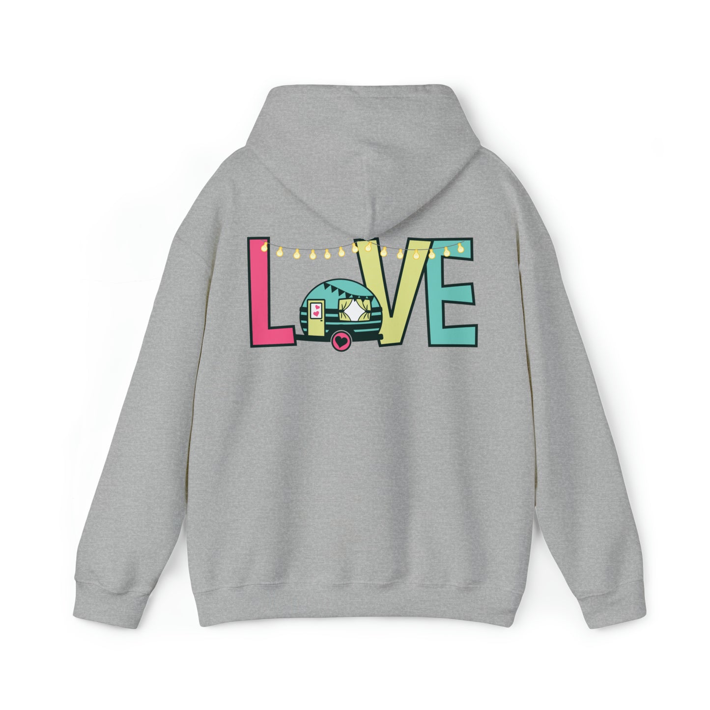 Unisex LOVE Caravanning Hoodie for Adults and Youths