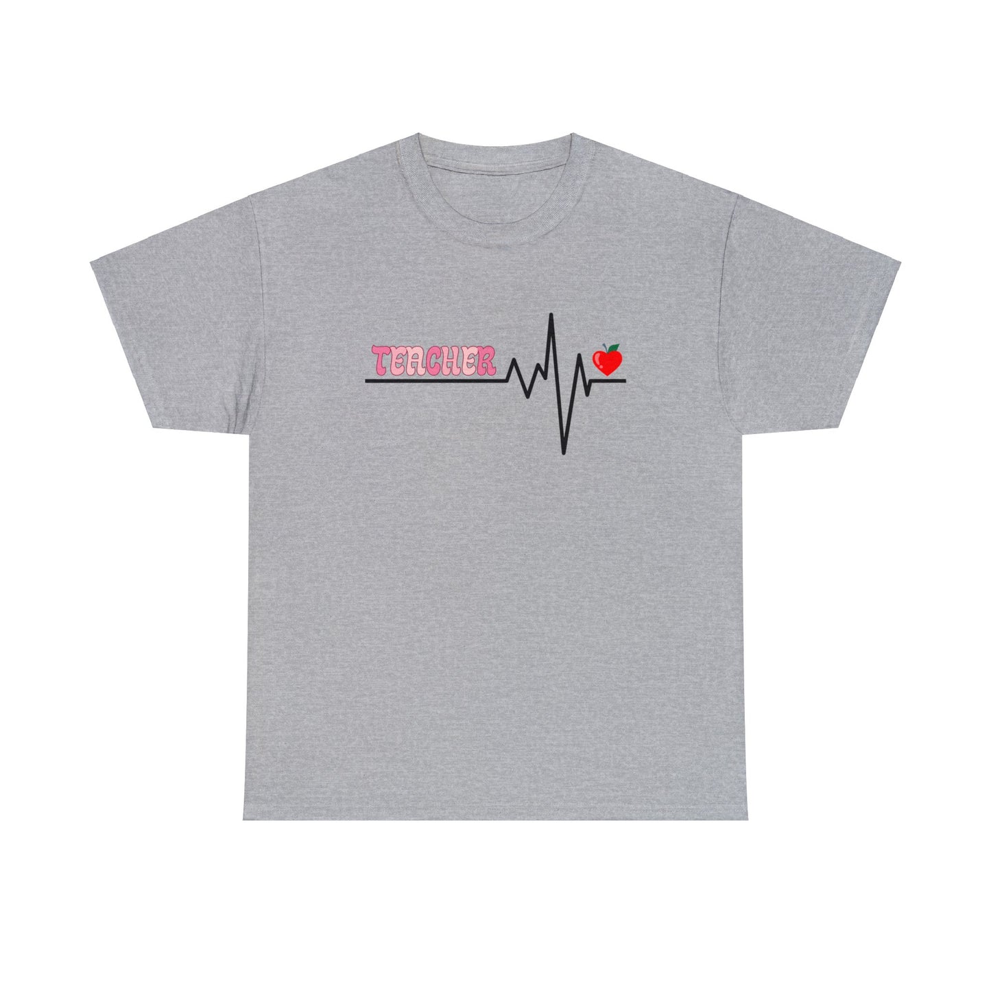 Pastel Heartbeat Teacher T-shirt - Best Teacher Gift