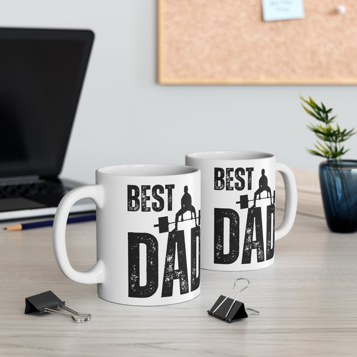 Best Weight Training Dad Mug - For Body Builders, Power Lifters and Gym Goers