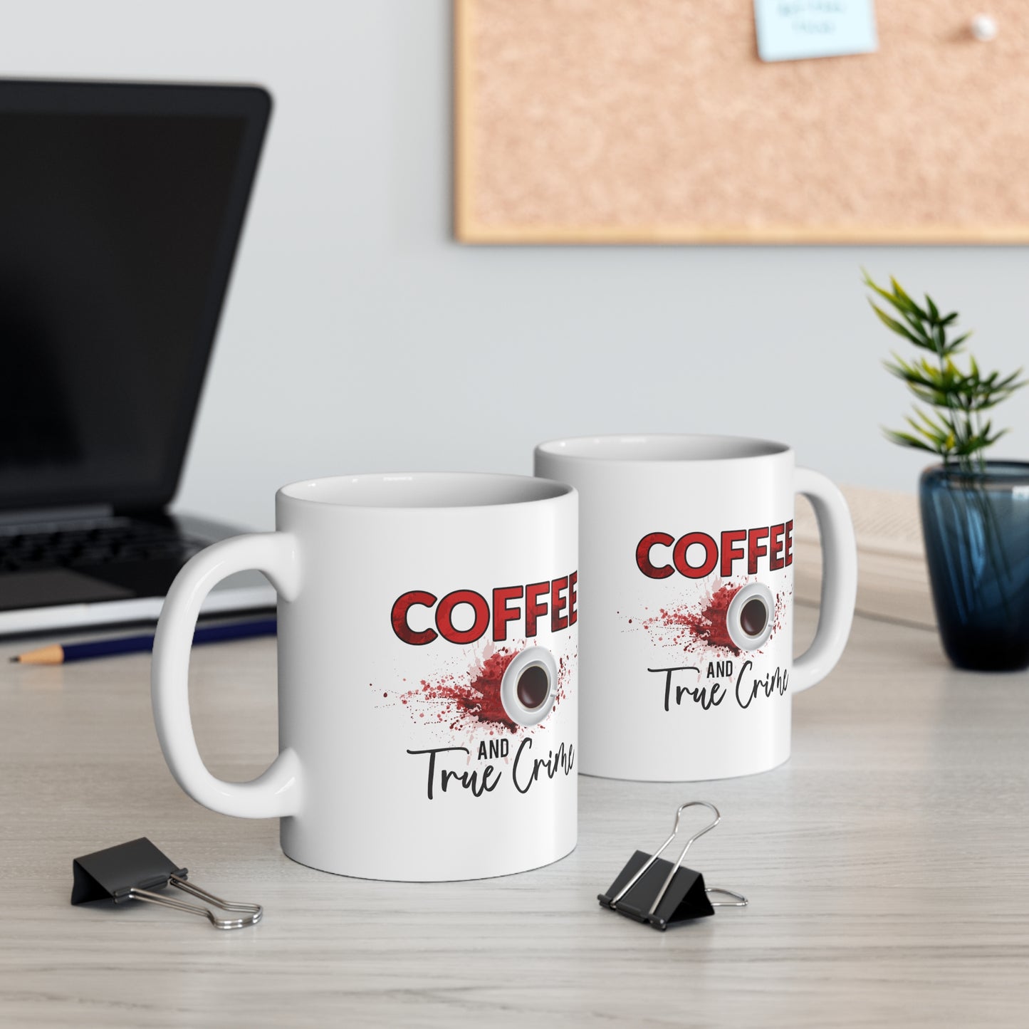 Coffee and Crime Mug - True Crime Gift