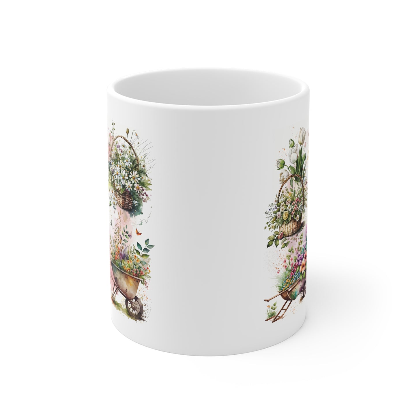 Mama's Gardening Mug, A Beautiful Floral Gift For Mother's Day or Birthday