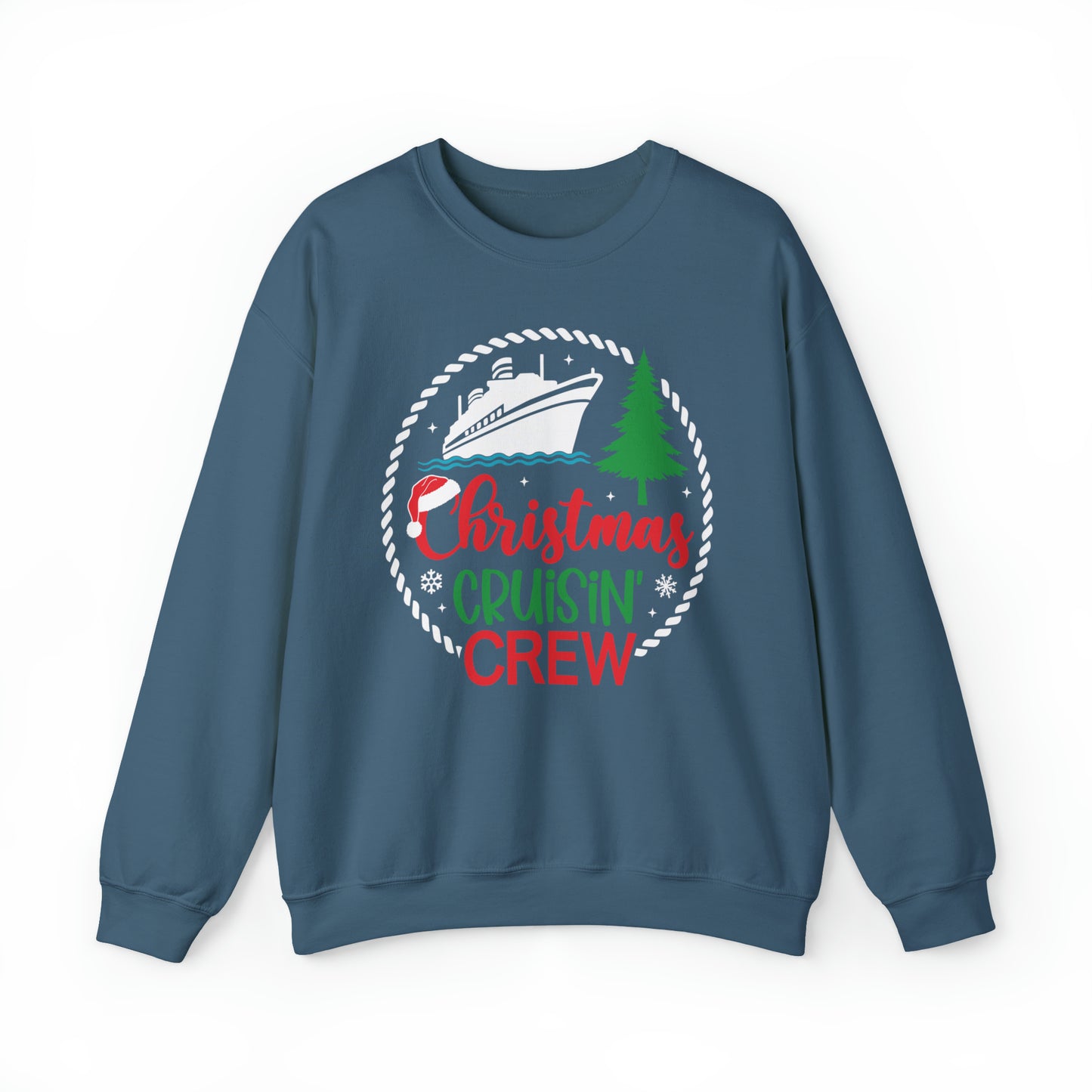 Family Christmas Cruising Sweatshirt - Cruising Crew