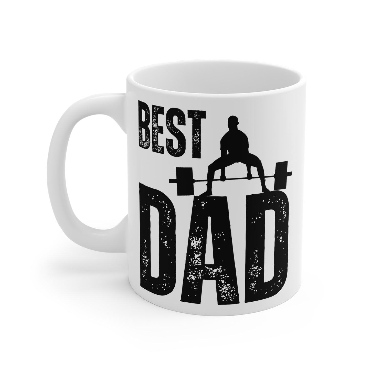 Best Weight Training Dad Mug - For Body Builders, Power Lifters and Gym Goers