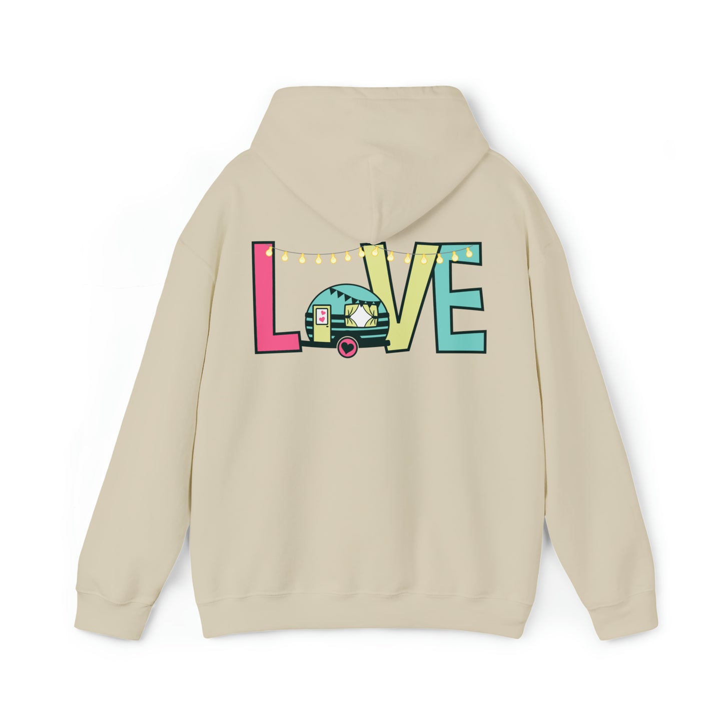 Unisex LOVE Caravanning Hoodie for Adults and Youths