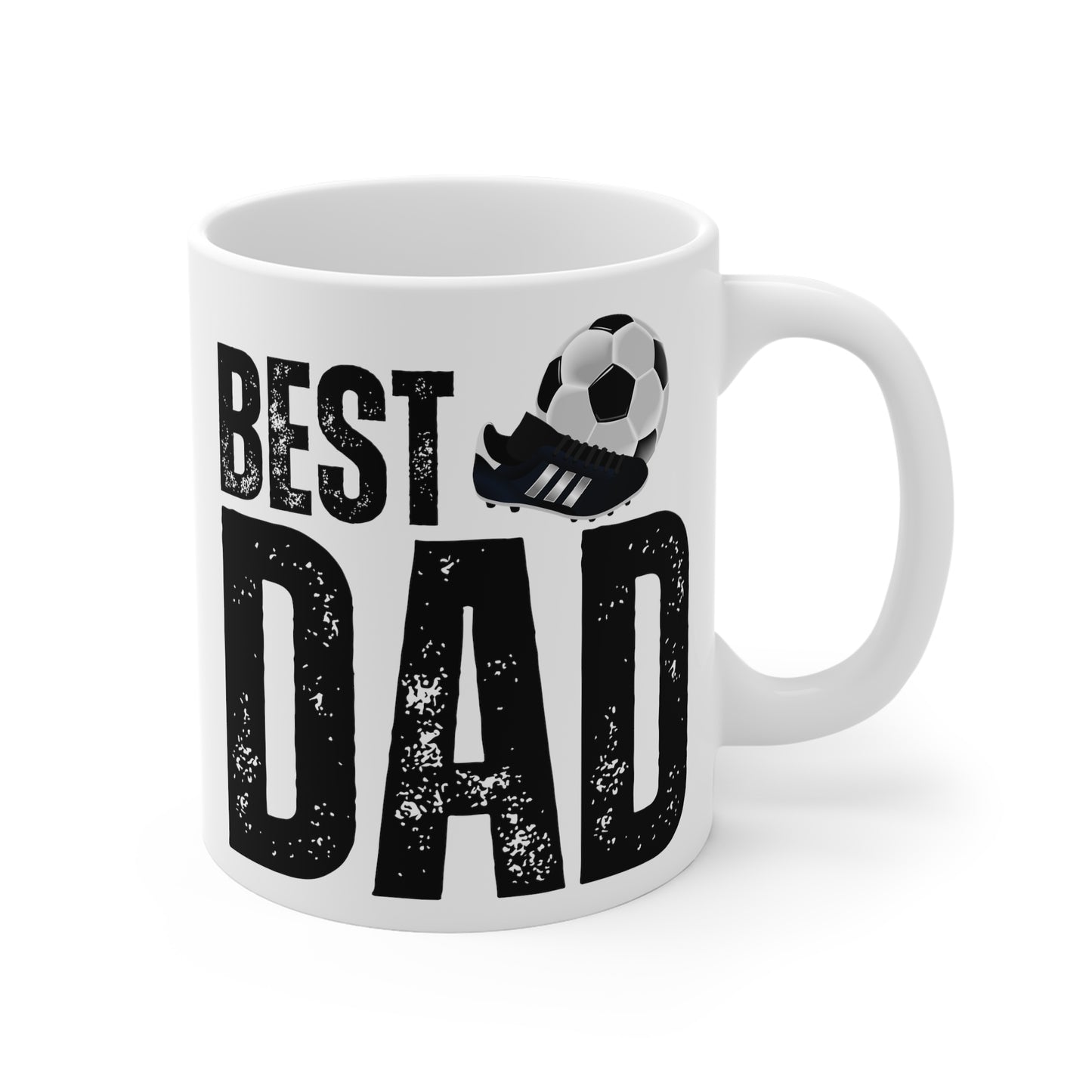 Best Footballer Dad Mug - Father's Day Football Gift