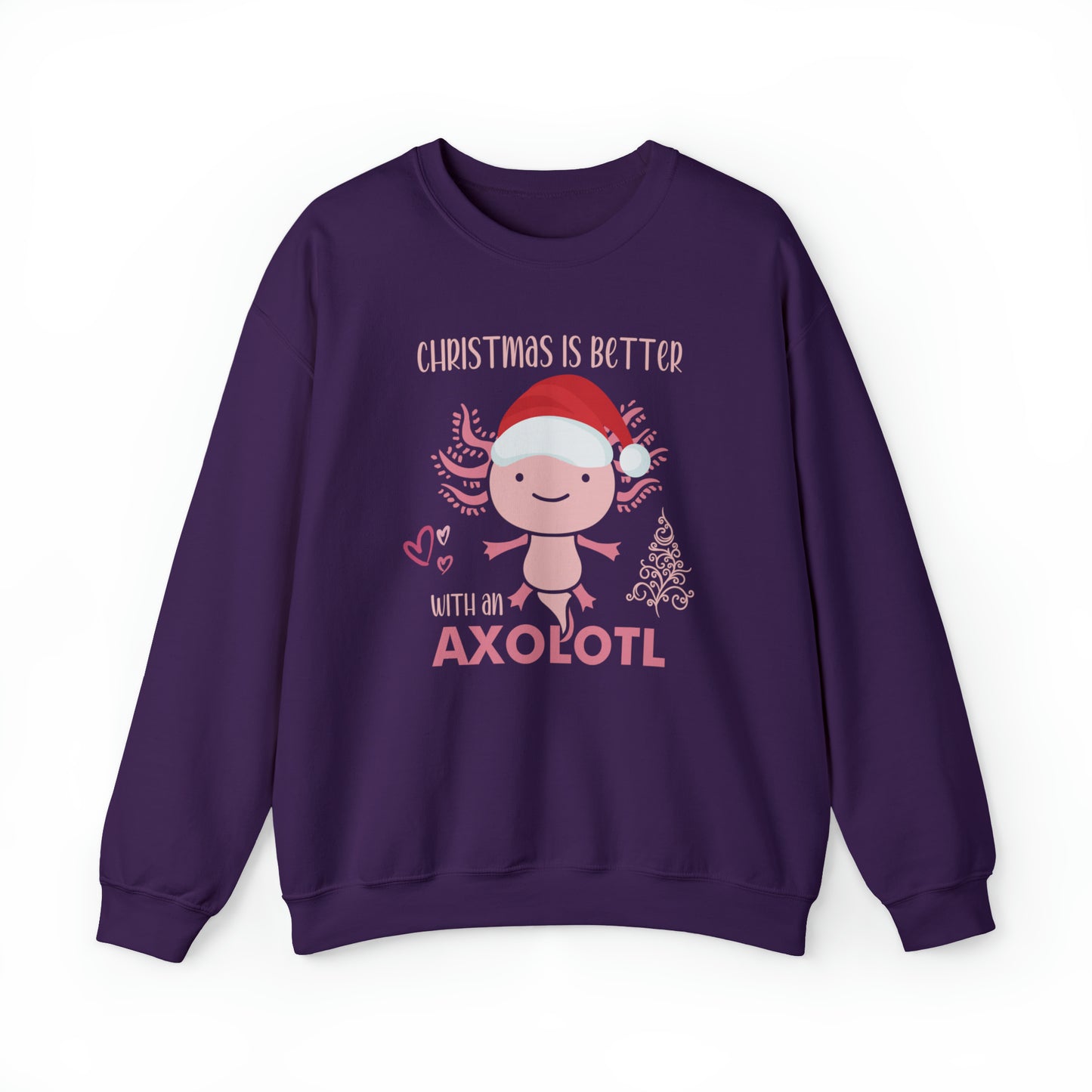 Kid's Cute Axolotl Christmas Sweatshirt