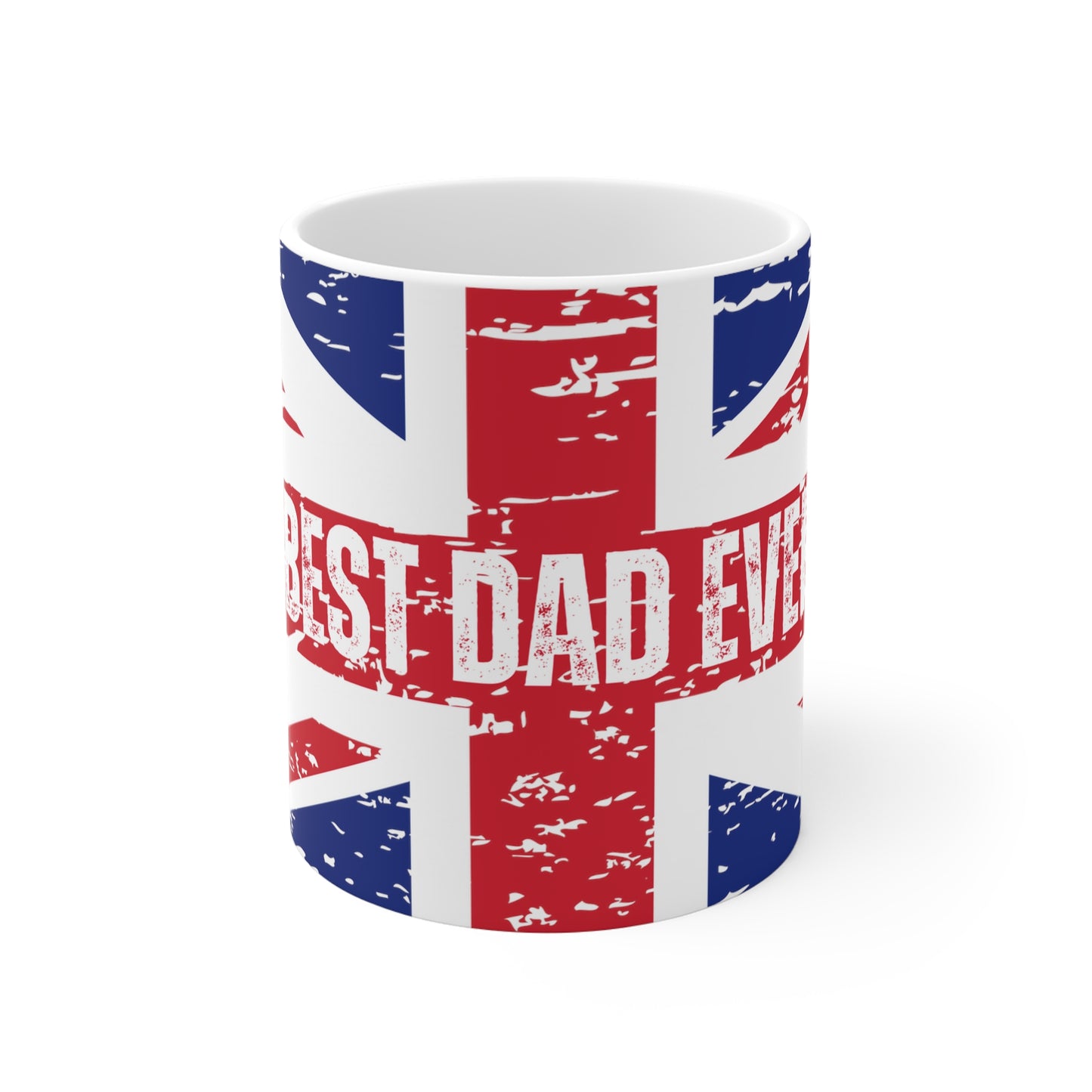 Best Dad Ever Patriotic Union Jack Mug