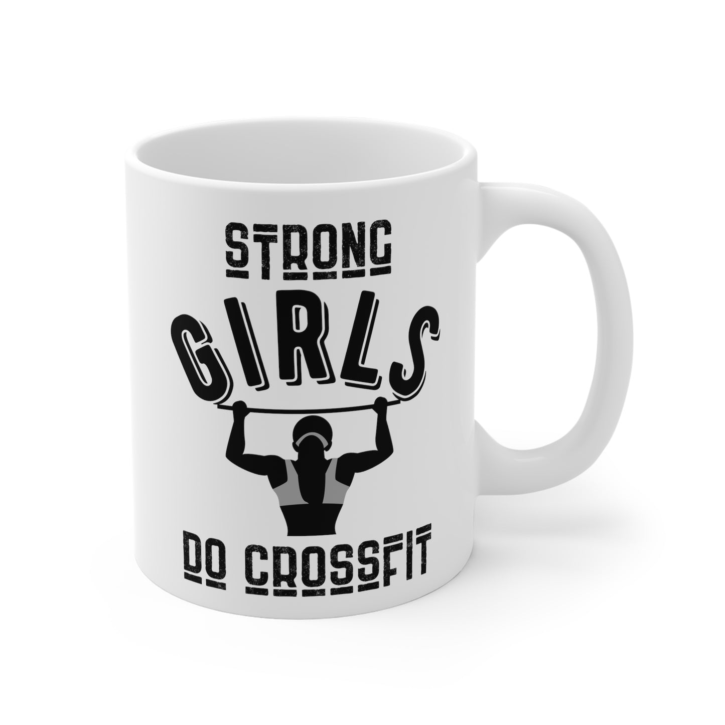 Strong Girls Do CrossFit Mug - Women's Gym Gift