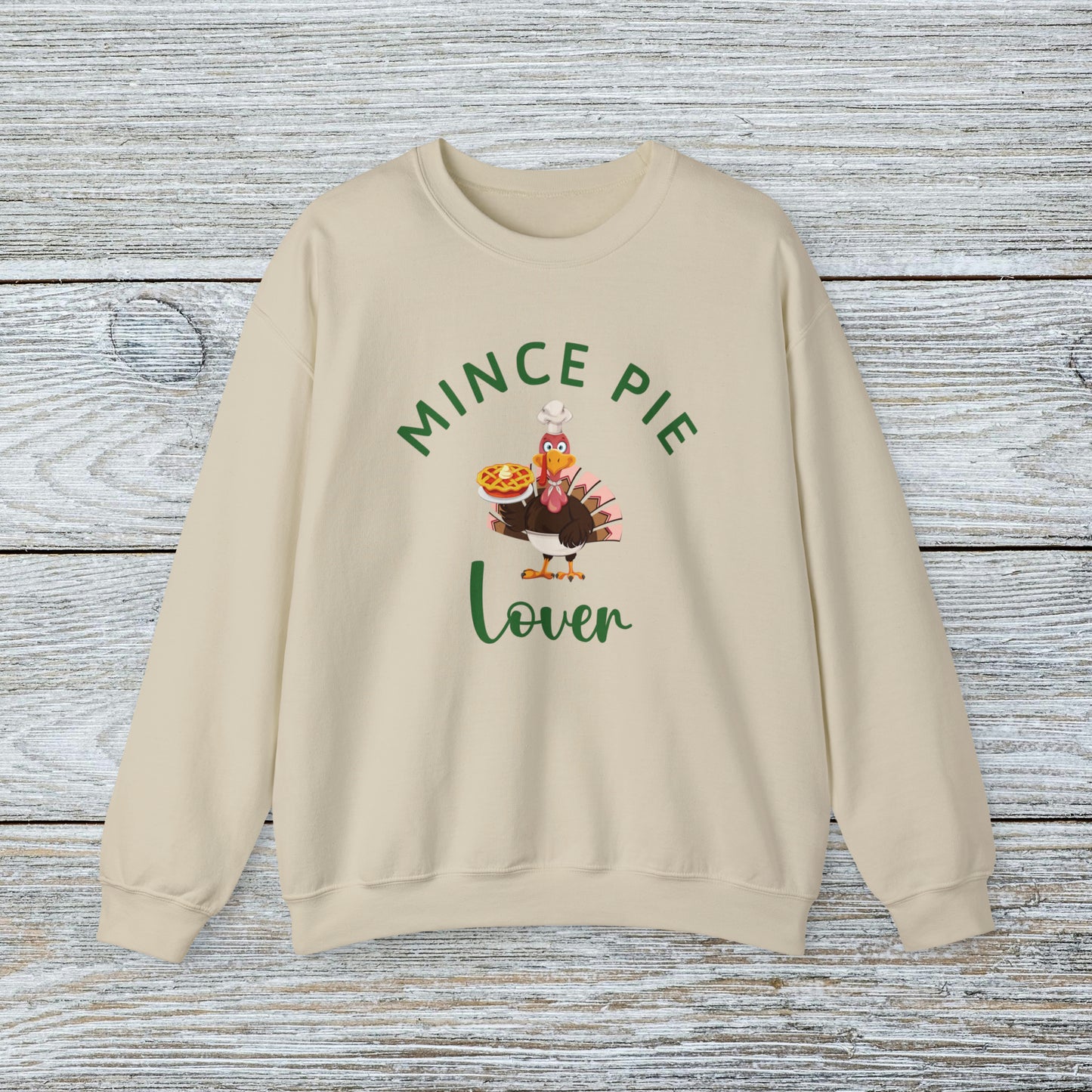 Unisex Mince Pie Lover Funny Christmas Sweater for Adults and Youths