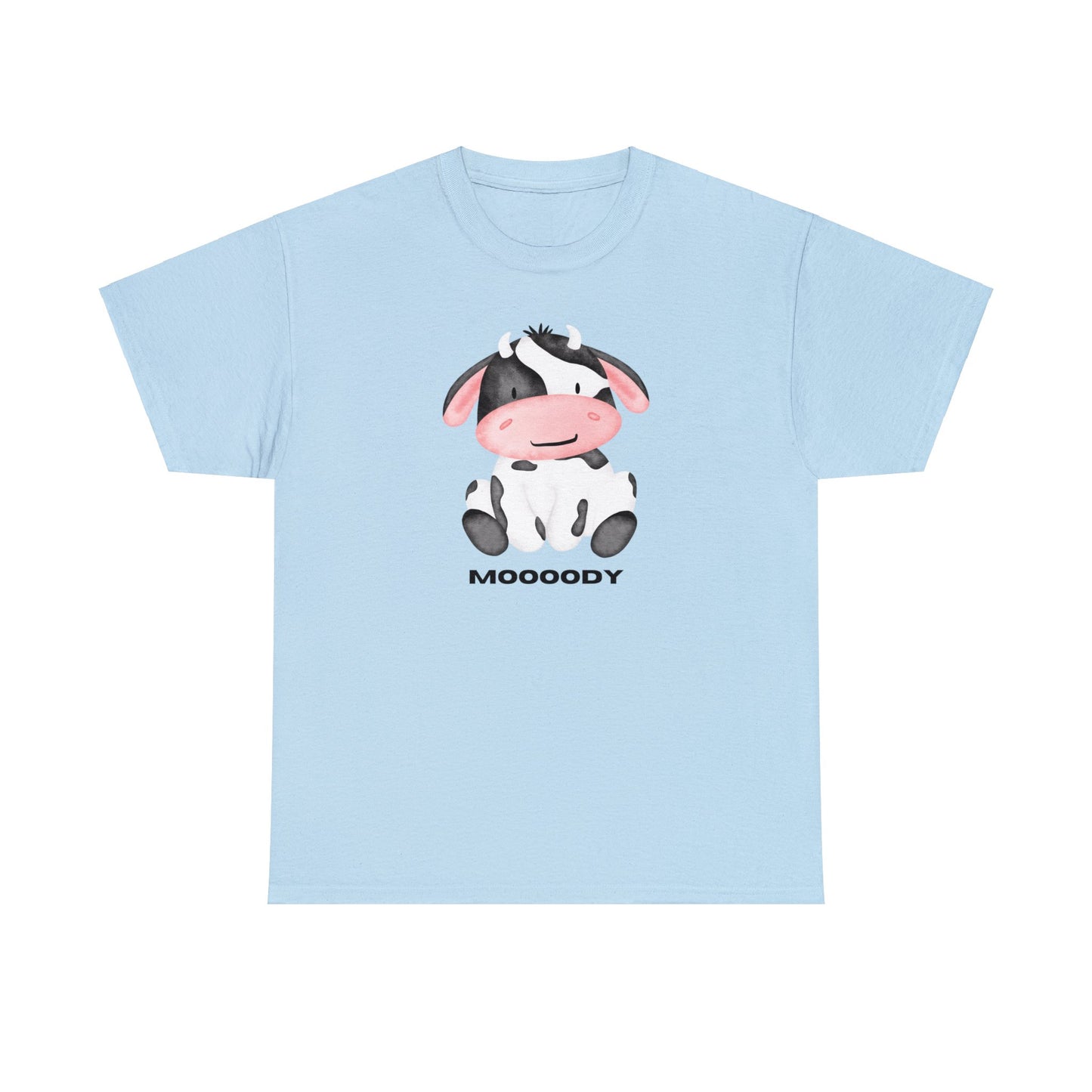 Funny Moody Cow T-shirt - Adult and Youth