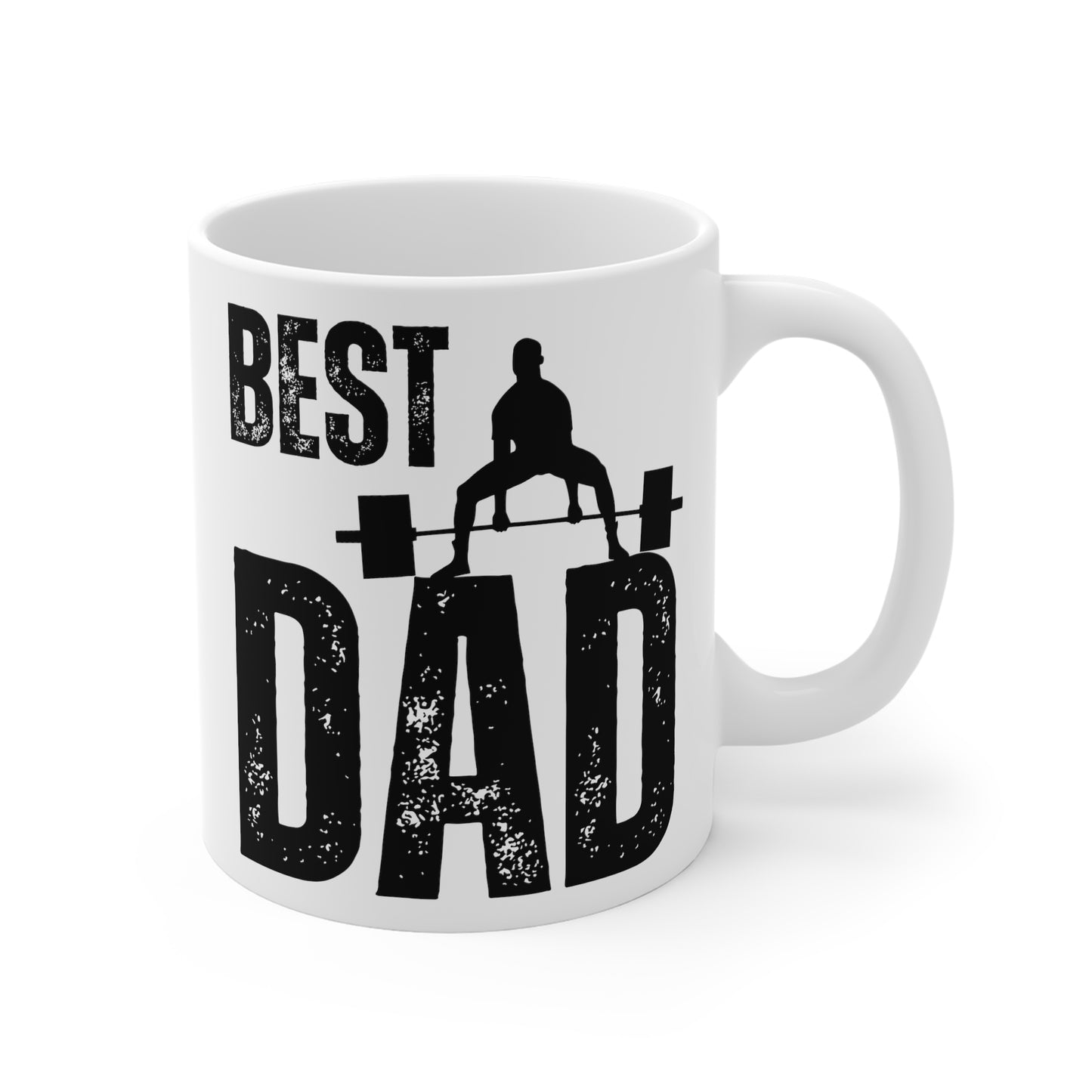 Best Weight Training Dad Mug - For Body Builders, Power Lifters and Gym Goers