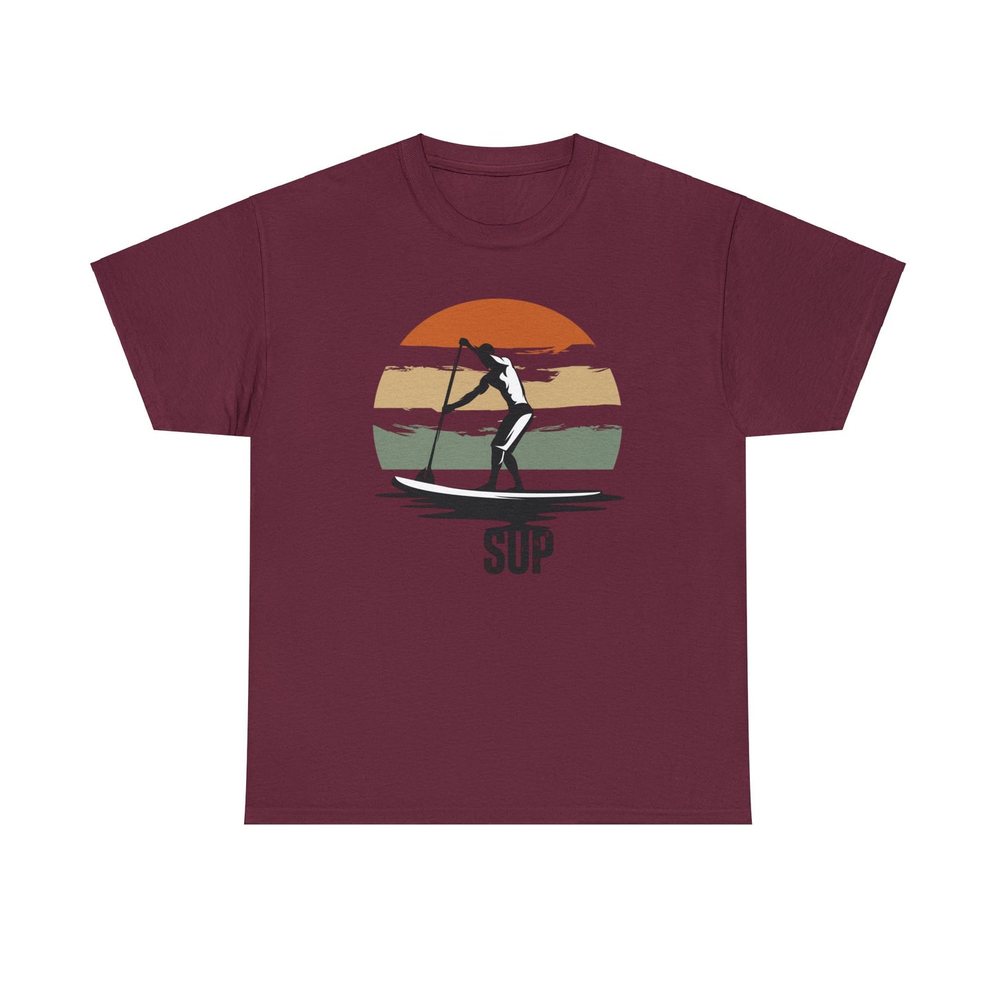 Men's Retro Sunset SUP T-shirt - Stand Up Paddle-boarding Gift