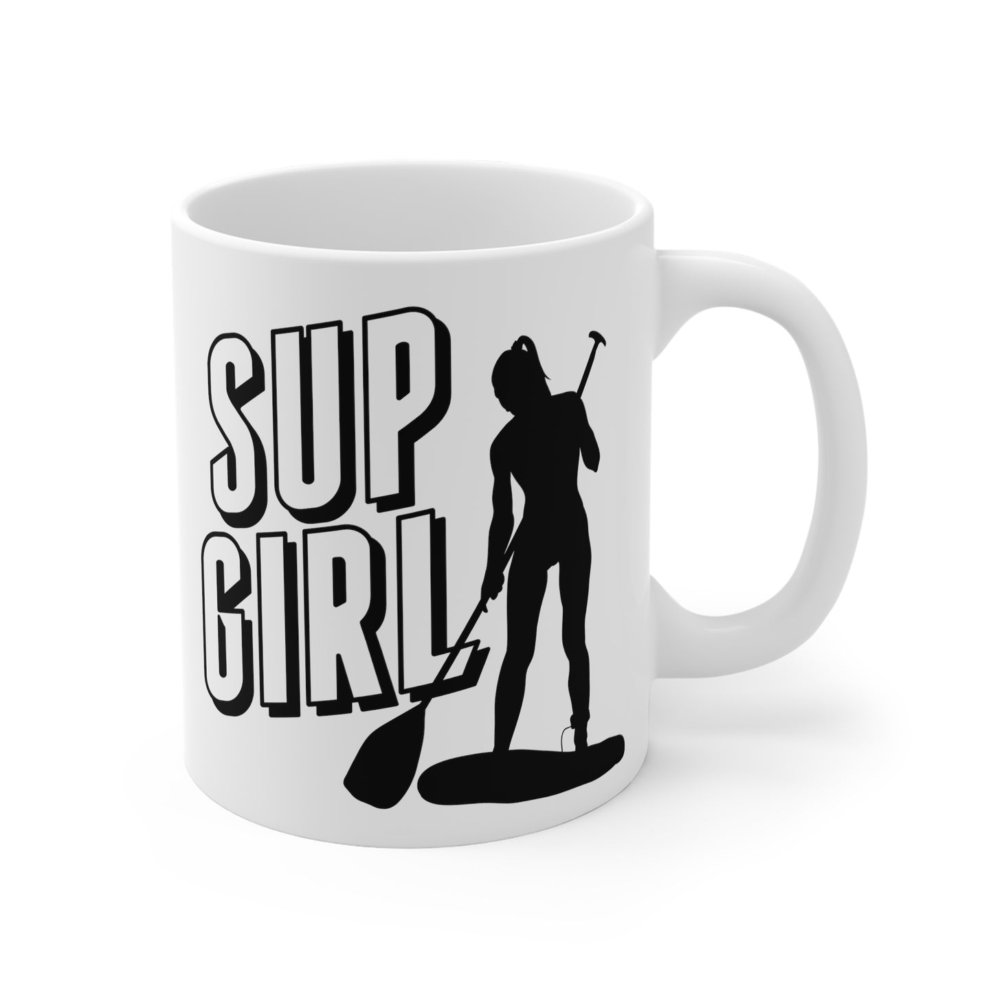 SUP Girl Mug - Stand Up Paddle-boarding Gift