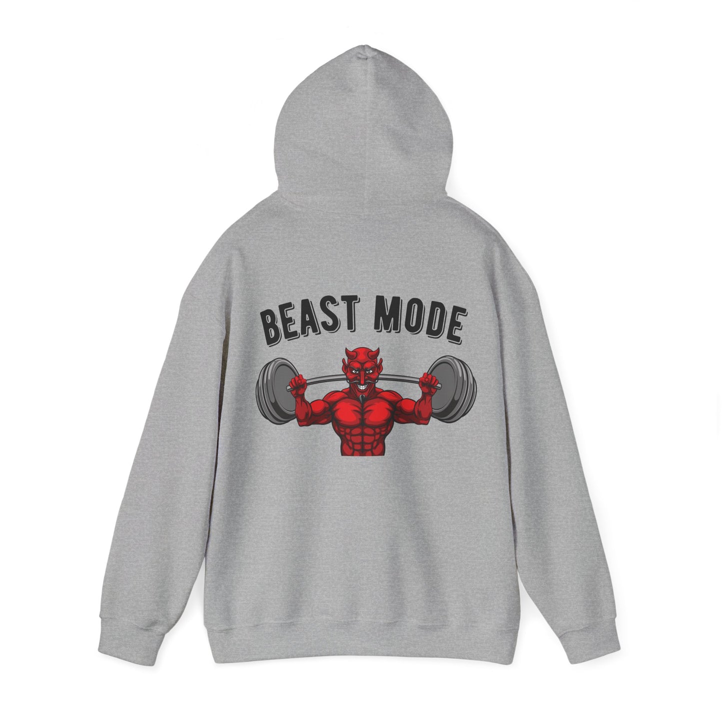 Beast Mode Devil Gym Hoodie - Weight Training Top