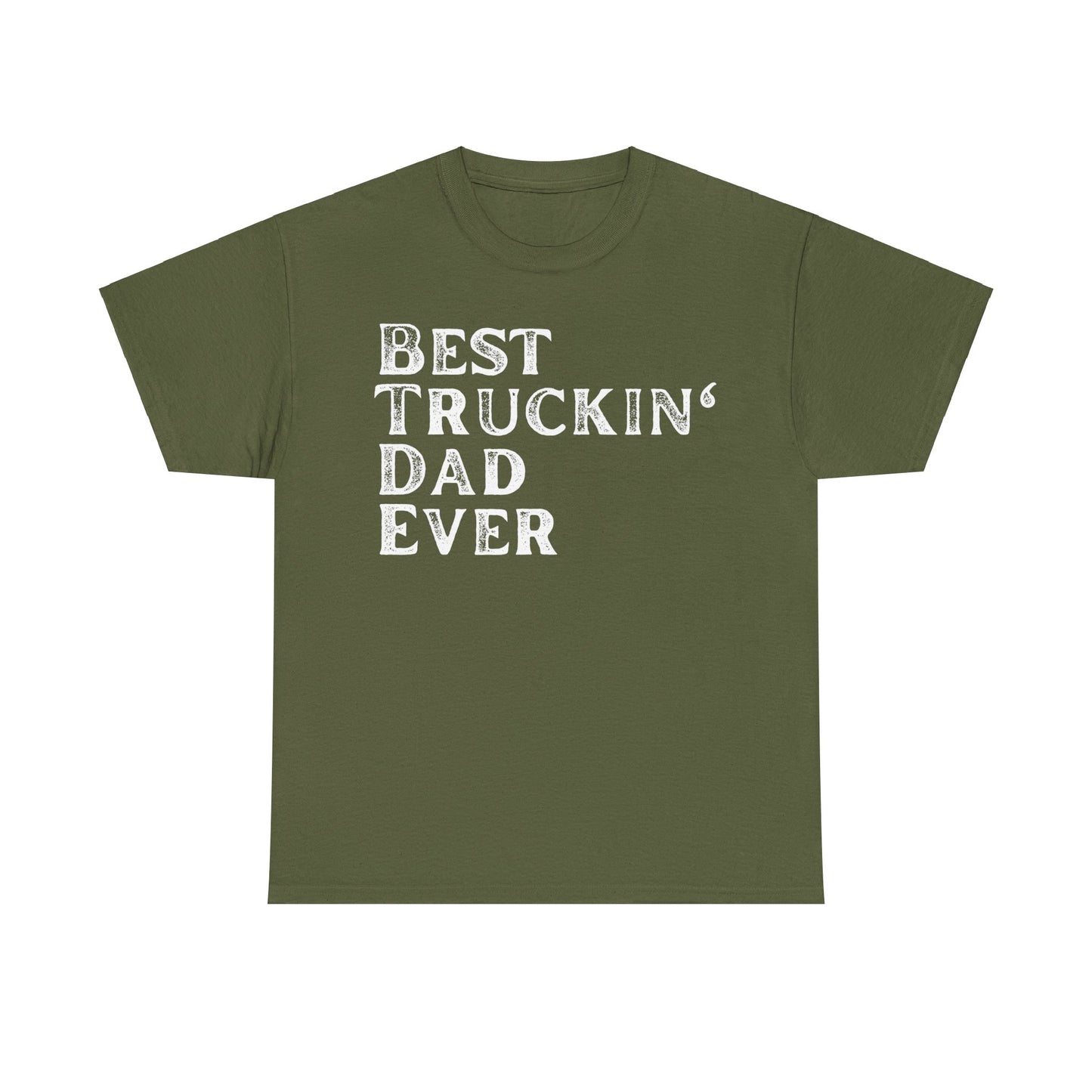 Best Truck Driver Dad T-shirt, Best Truckin' Dad Gift