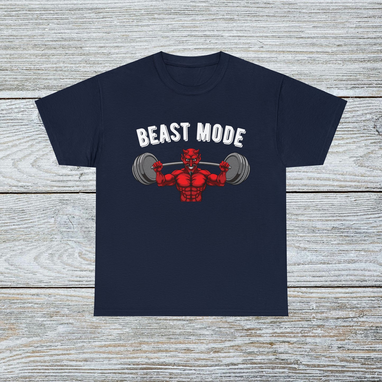 Beast Mode Gym T-shirt - Weight Training Devil Top