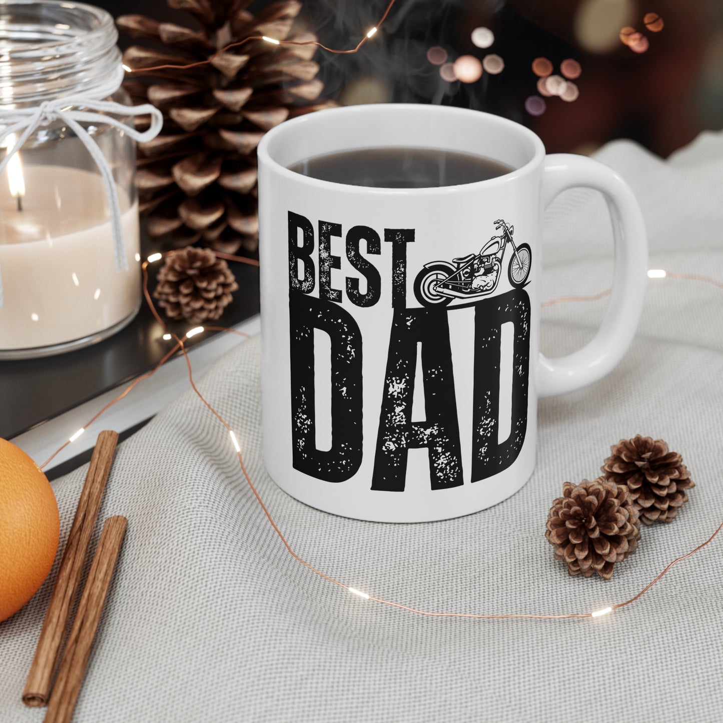 Best Motorbiking Dad Mug - For Christmas, Birthdays and Father's Day Gifts