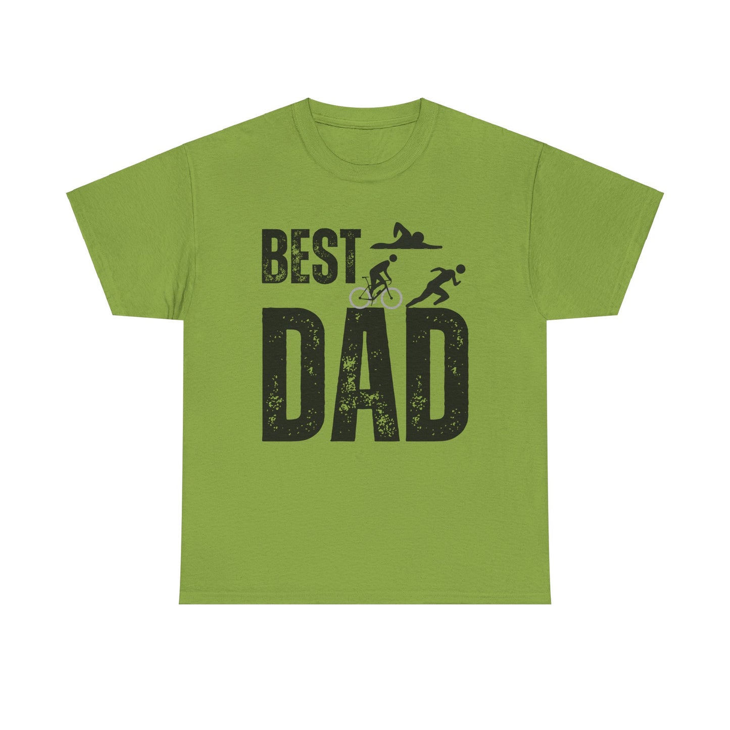 Best Triathlete Dad T-shirt - Triathlon Dad Birthday or Father's Day Gift