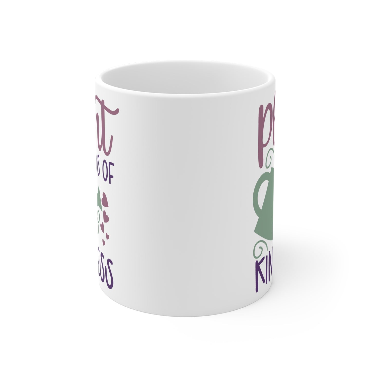 Motivational Pastel Gardening Mug - Plant Seeds of Kindness