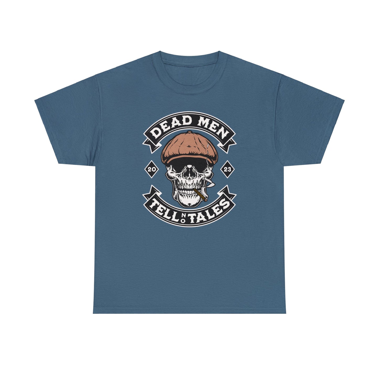 Men's 'Dead Men Tell No Tails' Vintage Gothic T-shirt