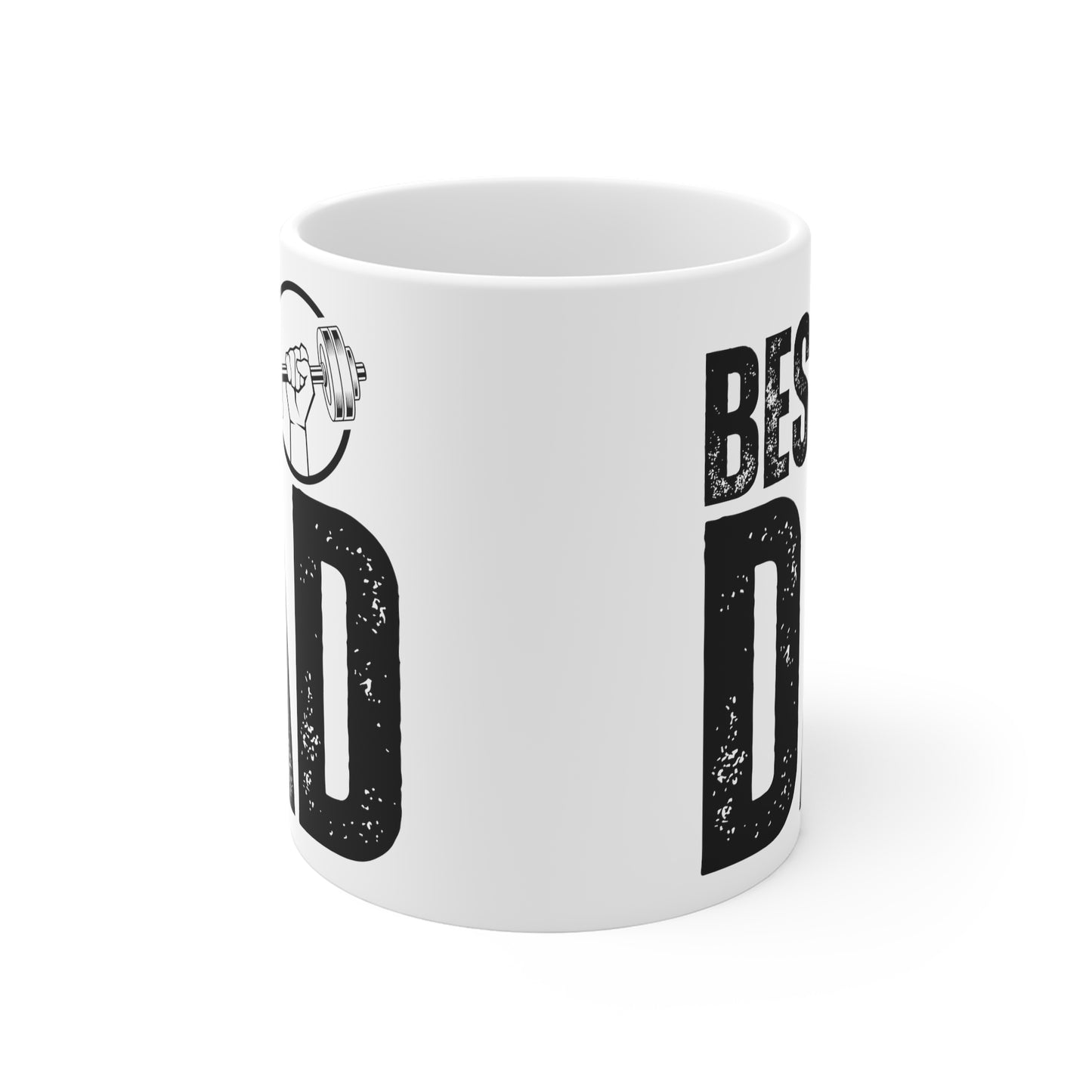 Best Weight Training Dad Mug, Body Builder Dad Father's Day or Birthday Gift