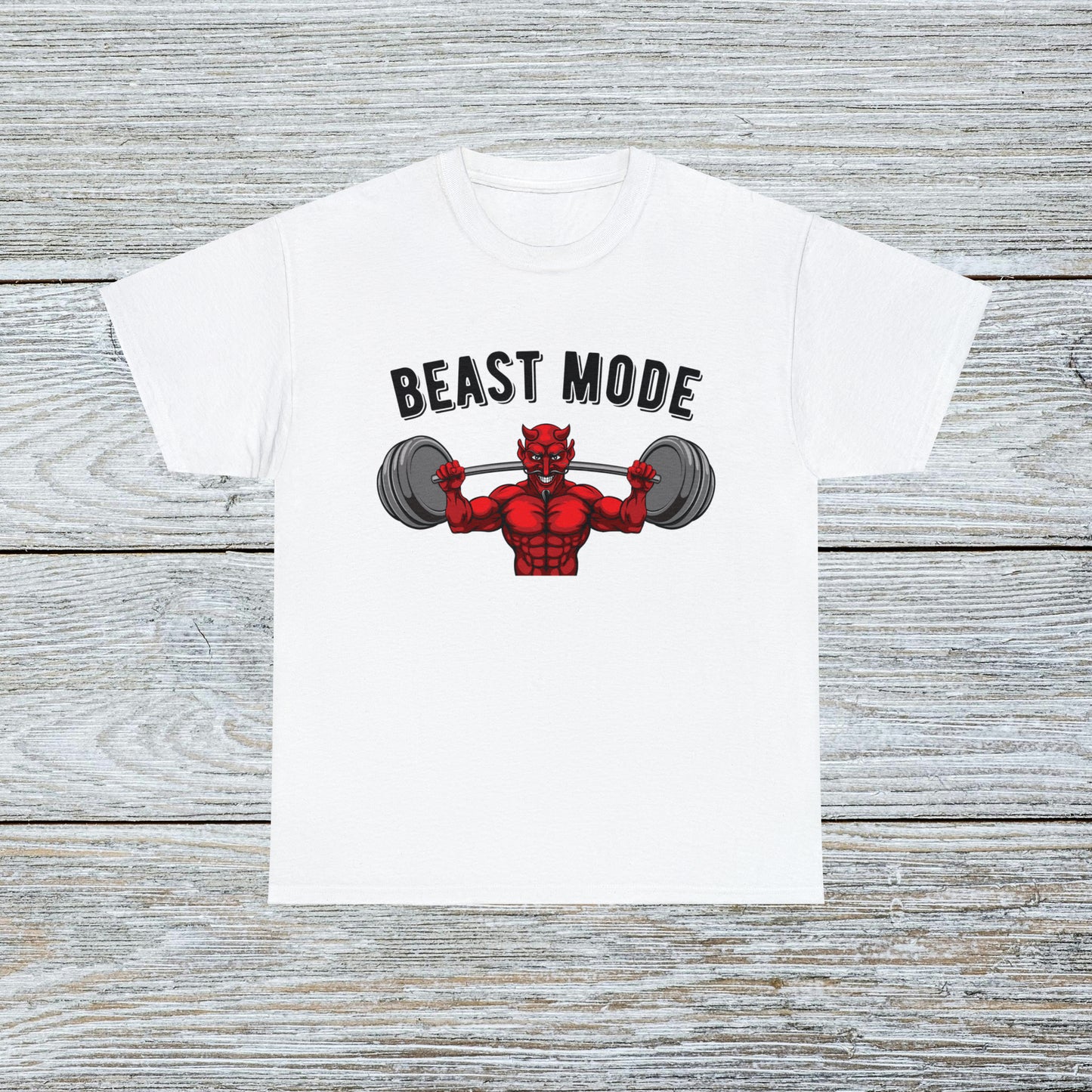 Beast Mode Gym T-shirt - Weight Training Devil Top