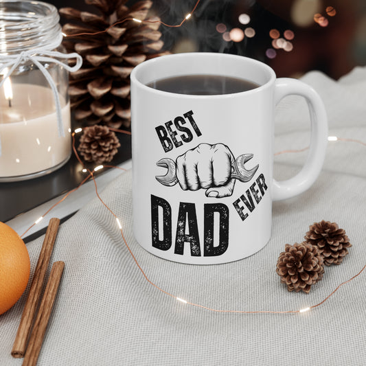 Best Mechanic Dad Mug - Car Mechanic, Plumber, Handyman Gift