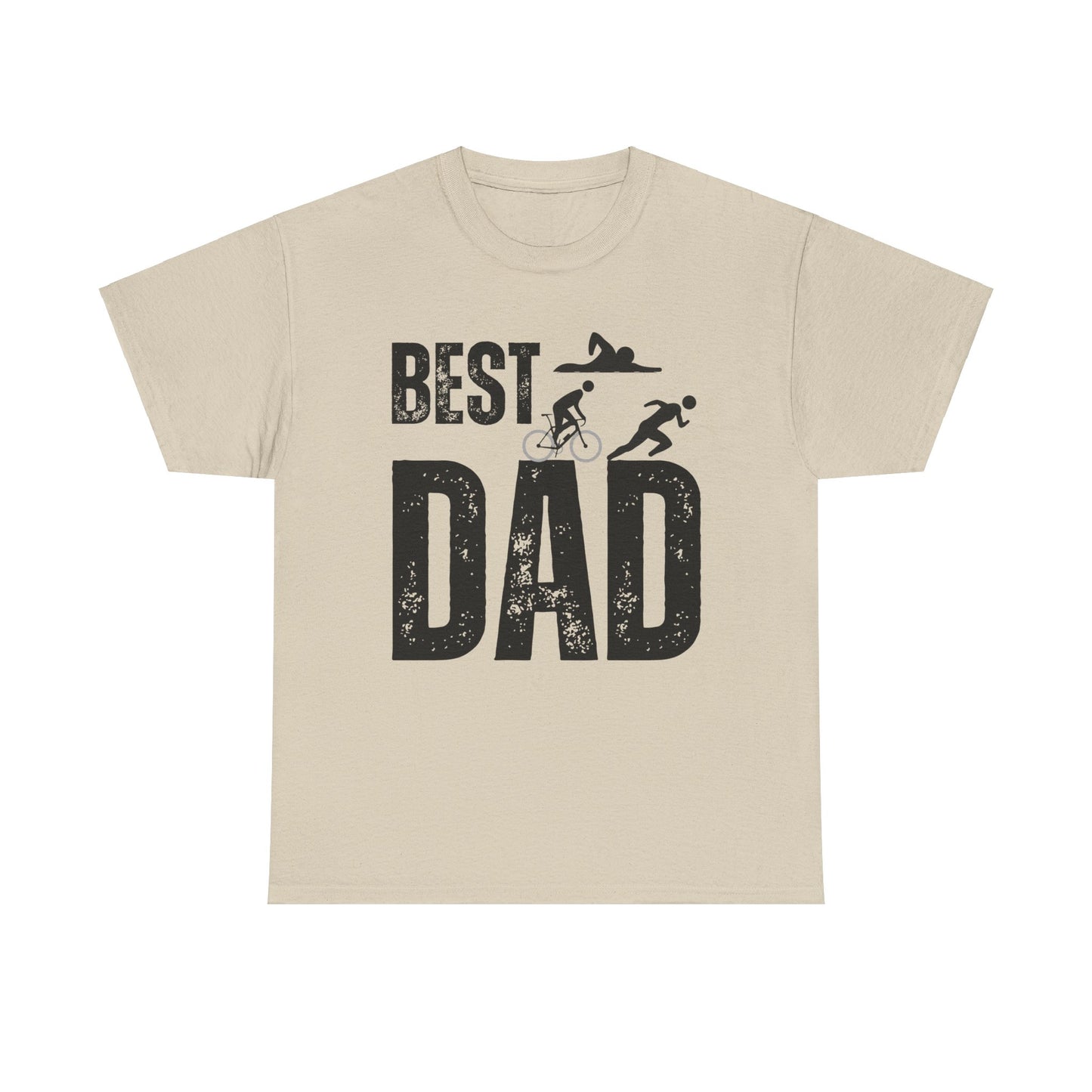 Best Triathlete Dad T-shirt - Triathlon Dad Birthday or Father's Day Gift