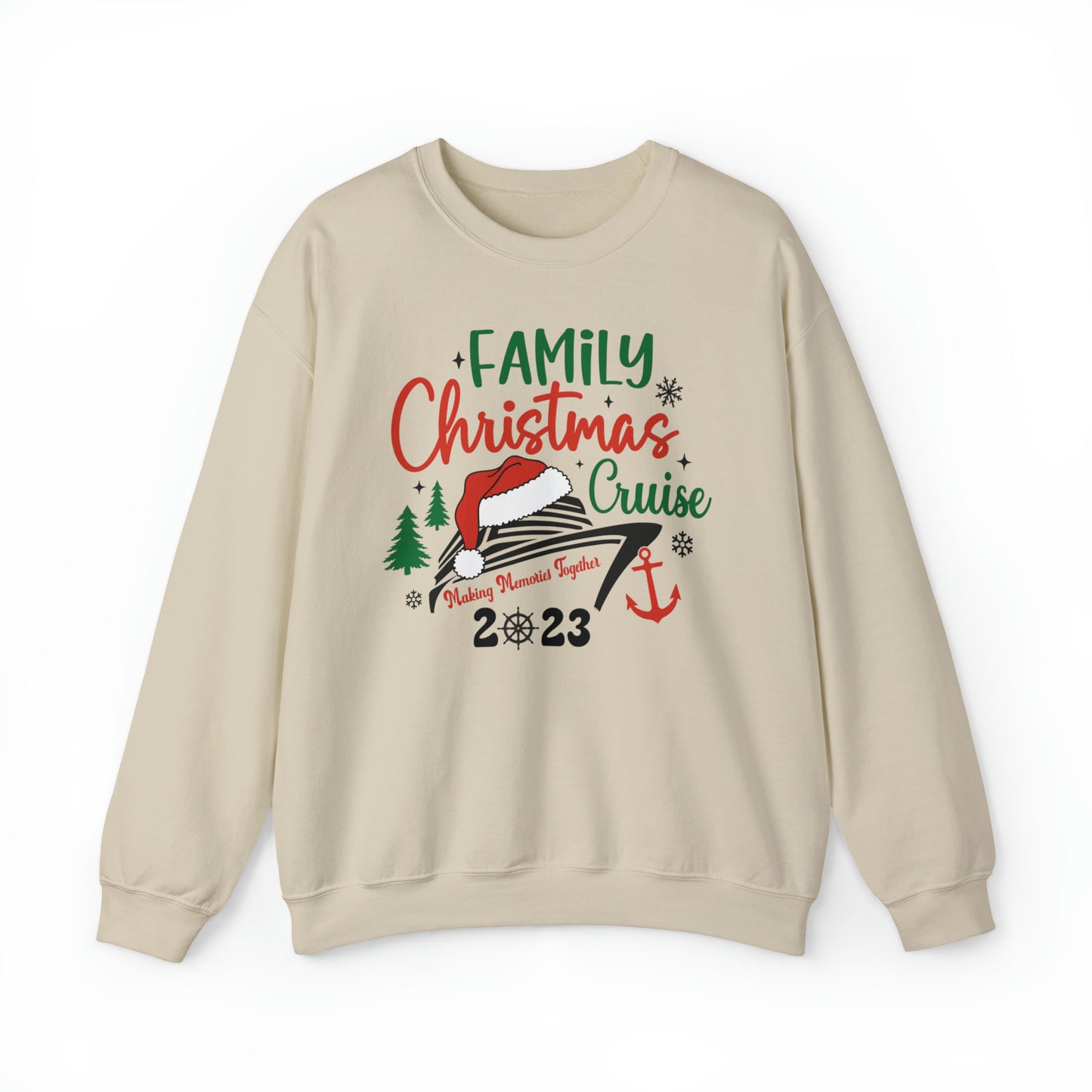 Family Christmas Cruising Sweatshirt 2023