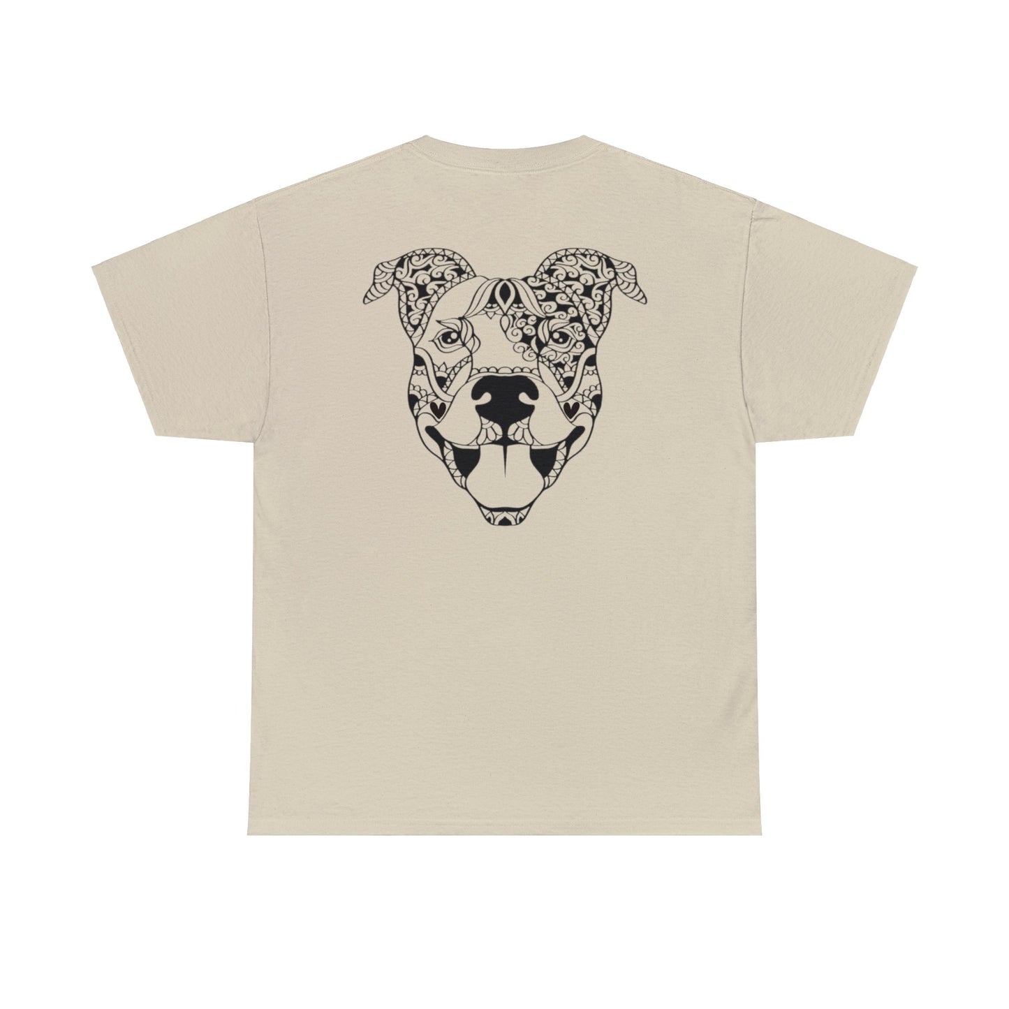 Mandala Style Abstract Staffordshire Bull Terrier T-shirt