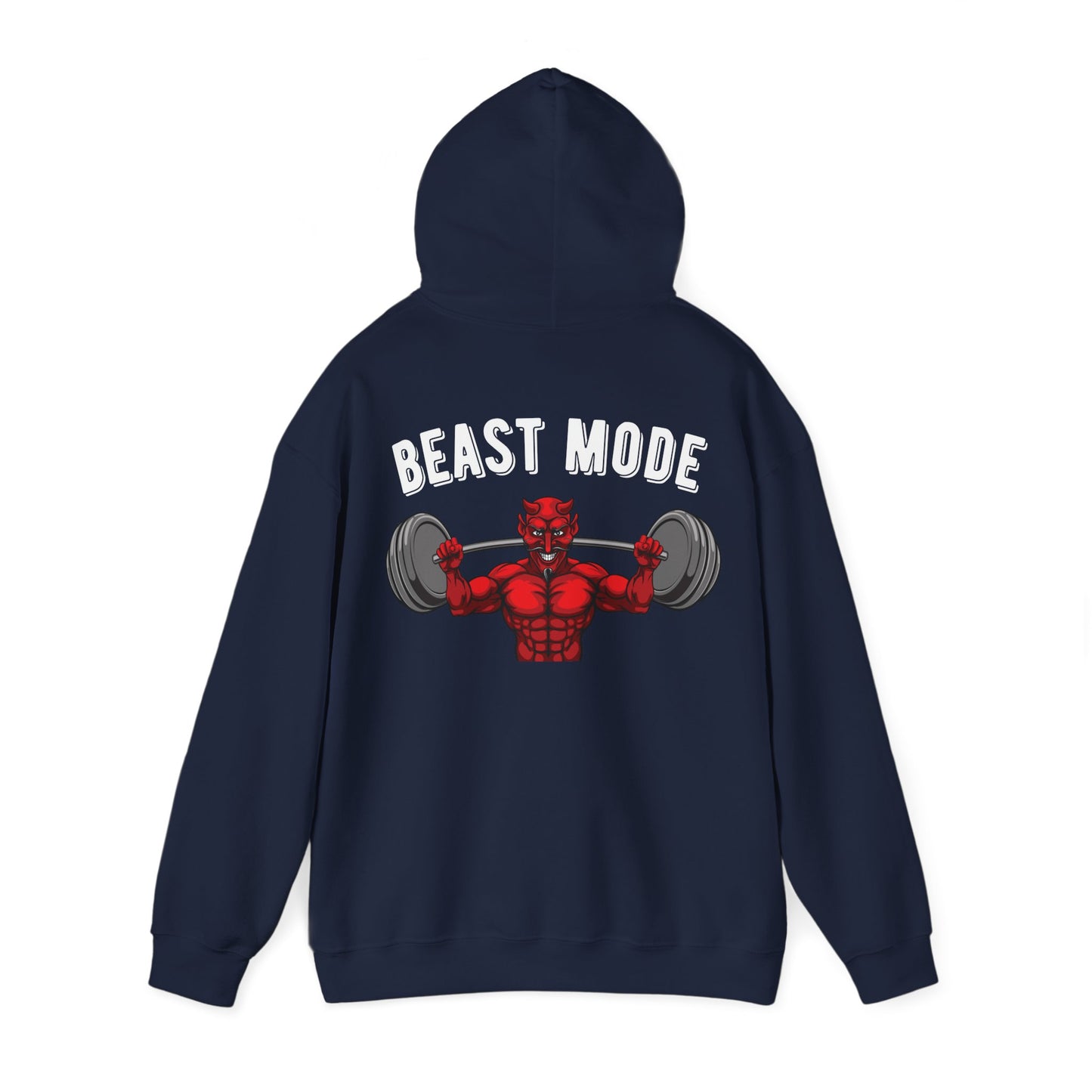 Beast Mode Devil Gym Hoodie - Weight Training Top