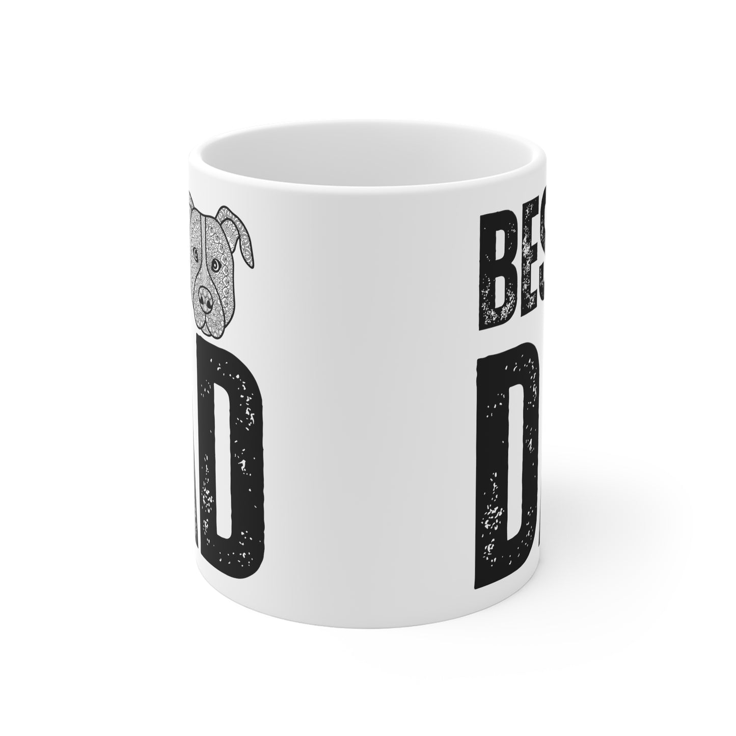 Pitbull Dog Dad Mug - Best Dad Father's Day Gift