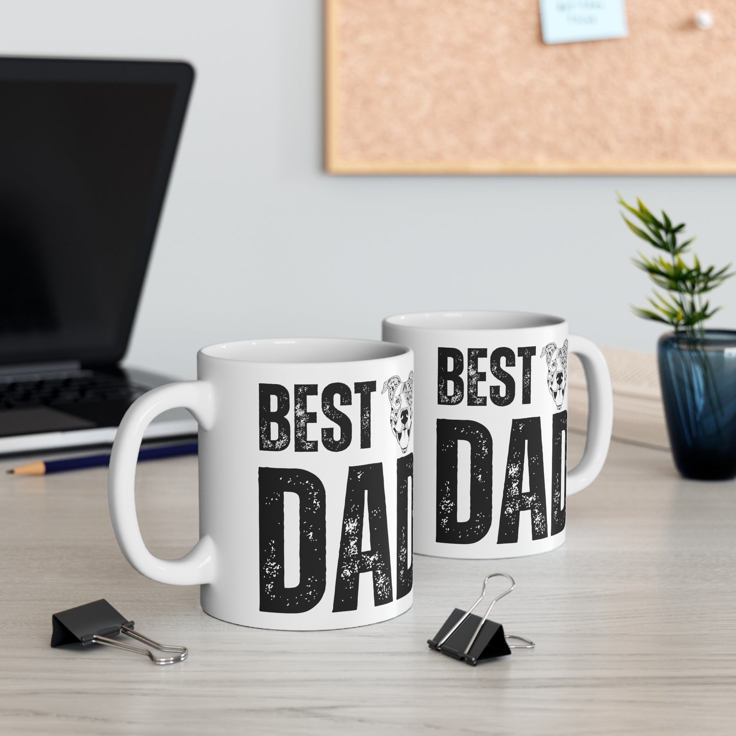 Dog Dad Mug, Dad's Staffordshire Bull Terrier Gift