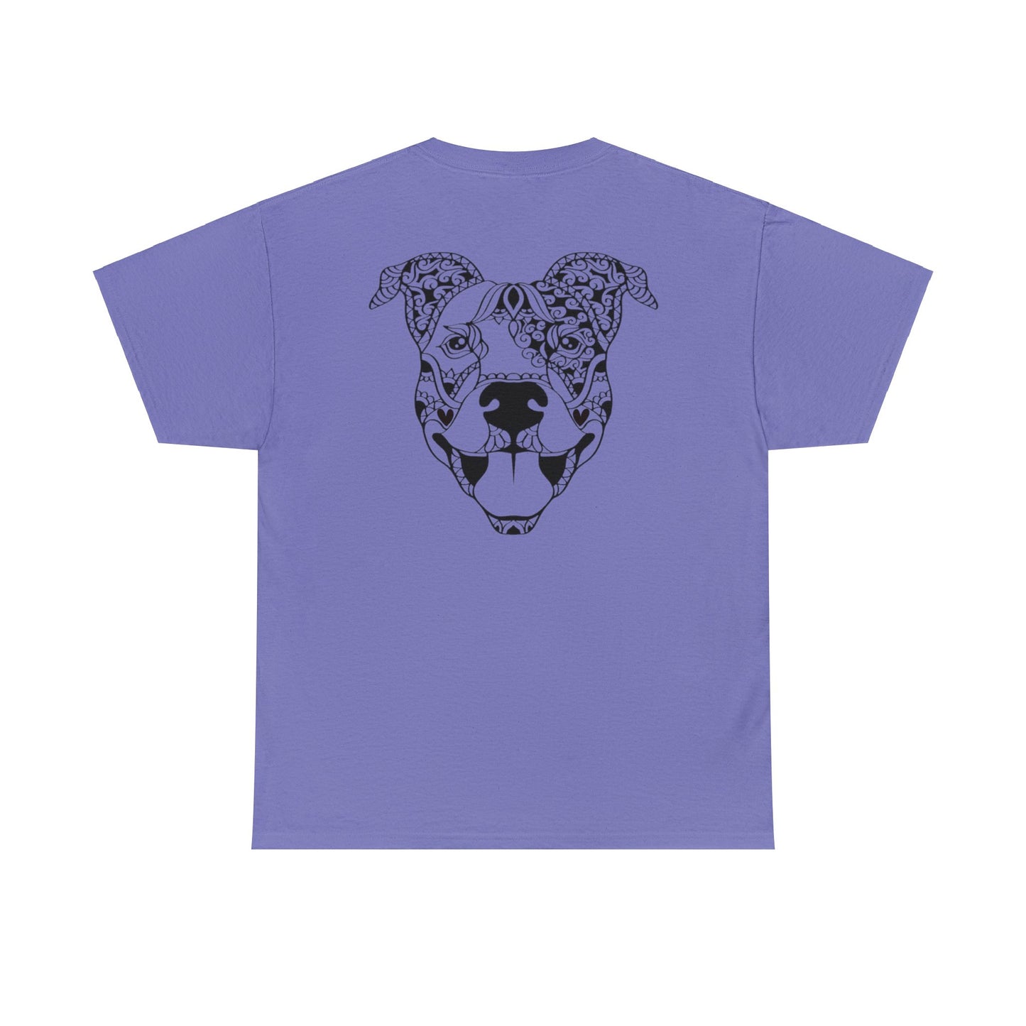 Mandala Style Abstract Staffordshire Bull Terrier T-shirt