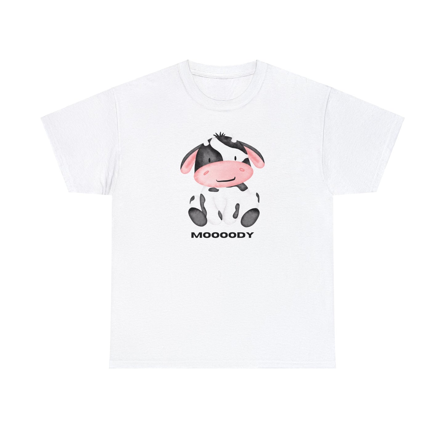 Funny Moody Cow T-shirt - Adult and Youth