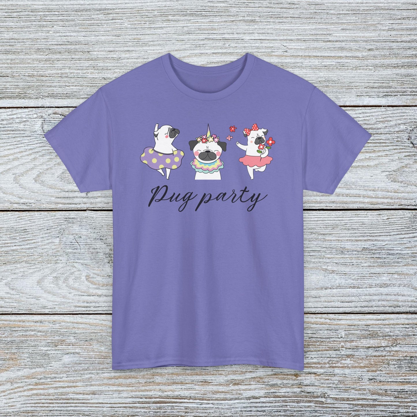 Cute Ballerina Dancing Pug T-shirt - Pug Party