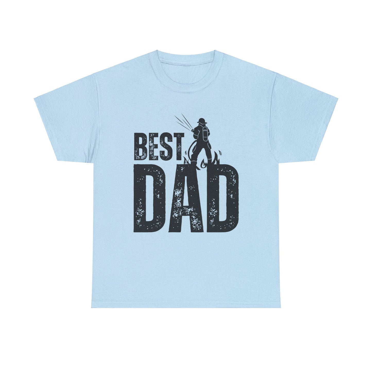 Best Fireman Dad T-shirt - Firefighter Father's Day Gift