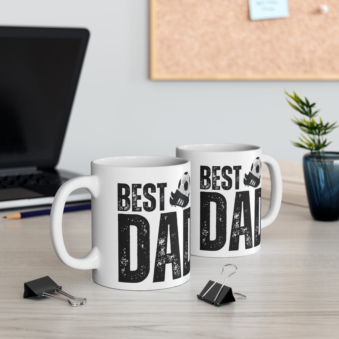 Best Footballer Dad Mug - Father's Day Football Gift