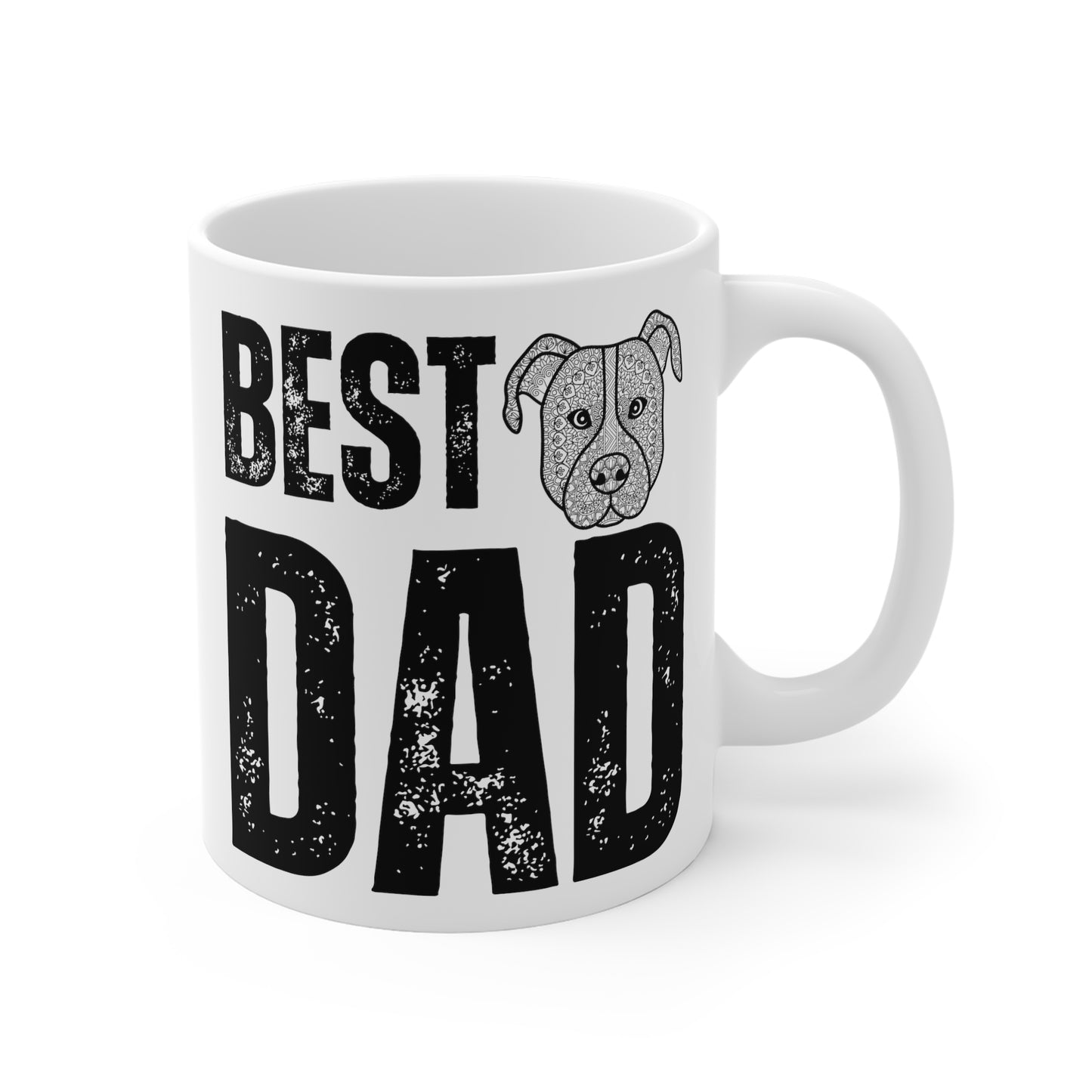 Pitbull Dog Dad Mug - Best Dad Father's Day Gift