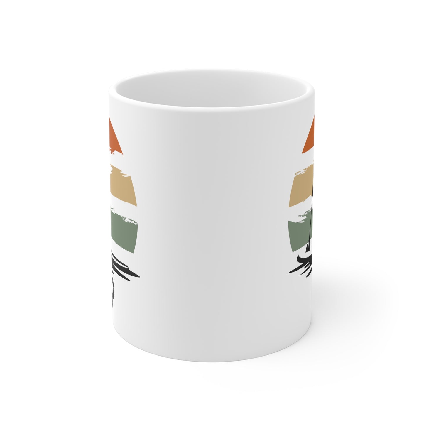 Men's Retro Sunset SUP Mug - Stand Up Paddle-boarding Gift