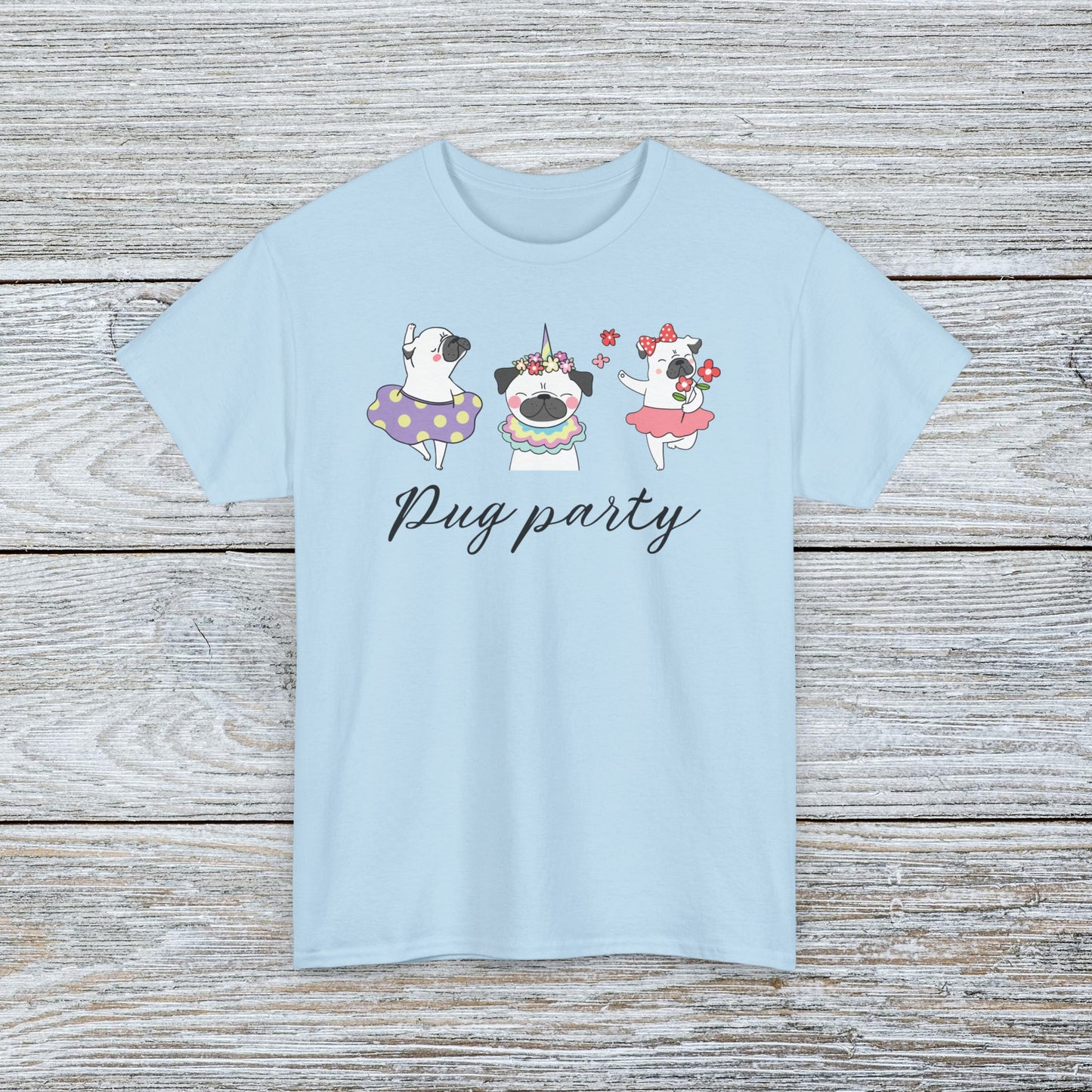 Cute Ballerina Dancing Pug T-shirt - Pug Party