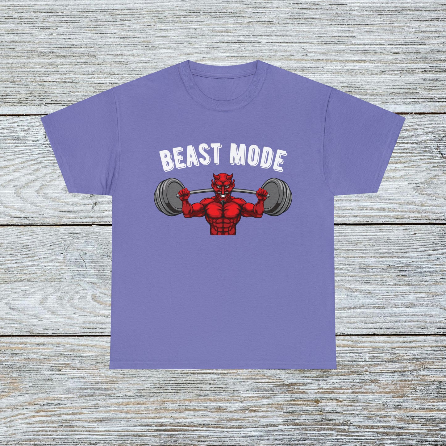 Beast Mode Gym T-shirt - Weight Training Devil Top