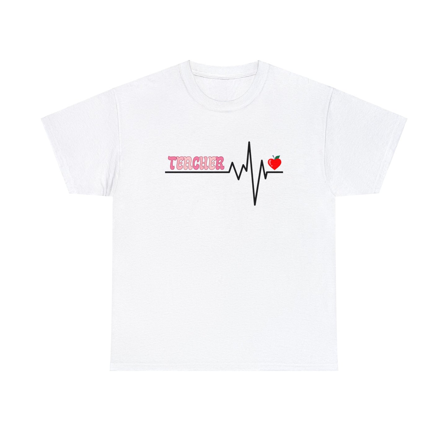 Pastel Heartbeat Teacher T-shirt - Best Teacher Gift