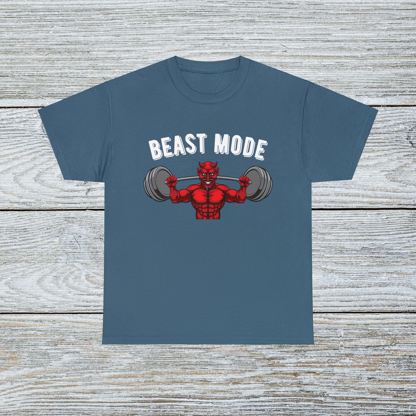 Beast Mode Gym T-shirt - Weight Training Devil Top