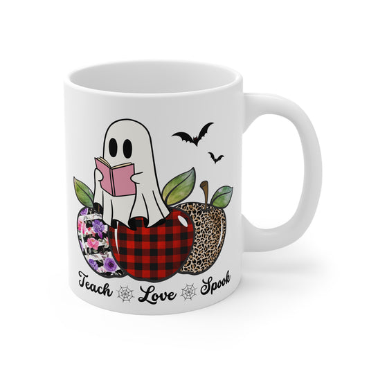 Best Teacher Halloween Ghost Mug - Teacher's Halloween Gift