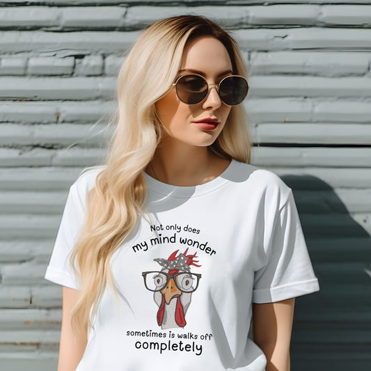 Women's Funny Chicken Lover T-shirt for Adults and Youths