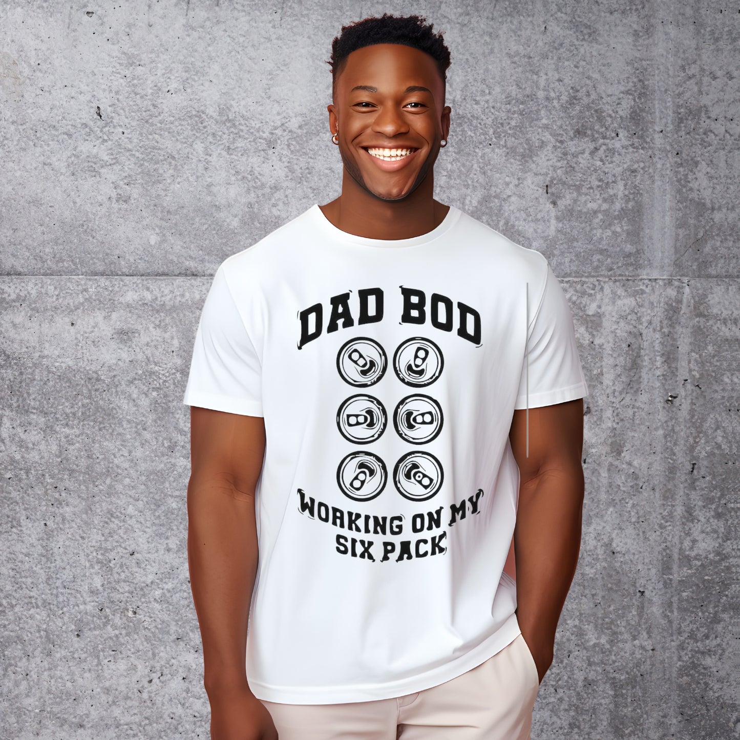 Dad's Funny T-shirt - Dad Bod, Working On My Six Pack