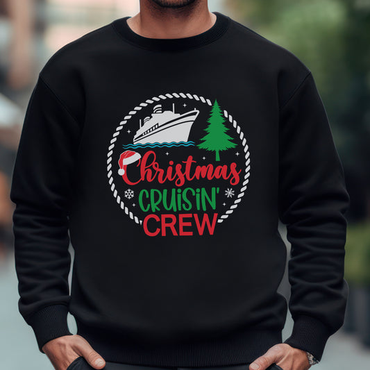 Family Christmas Cruising Sweatshirt - Cruising Crew