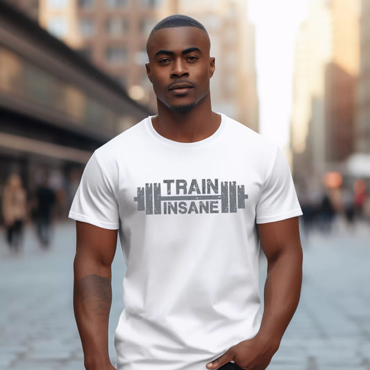 Train Insane T-shirt - Unisex Weight Training Tee