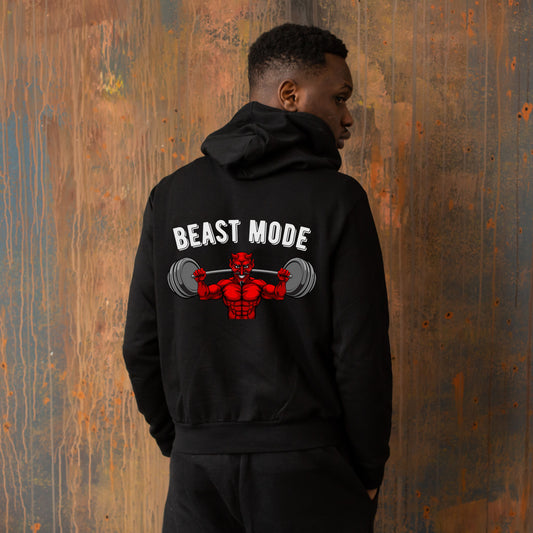 Beast Mode Devil Gym Hoodie - Weight Training Top